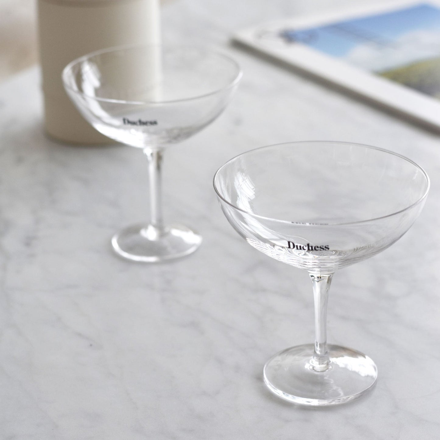 Set of 2 Duchess Glass Coupes