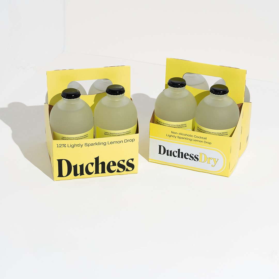 Lemon Duo: 4 Duchess Lemon Drops & 4 DuchessDry Lemon Drops