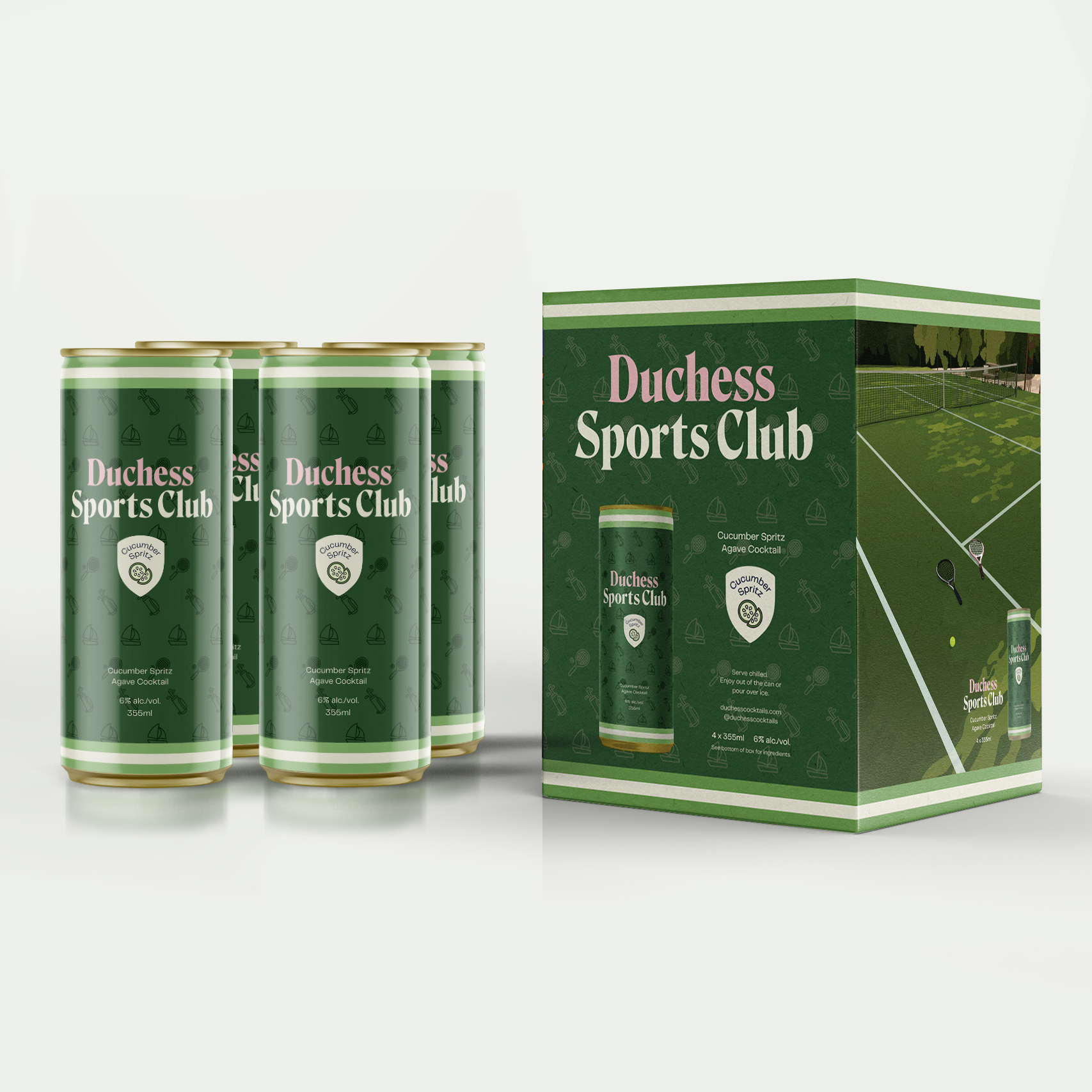 Duchess Sports Club Cucumber Agave Spritz