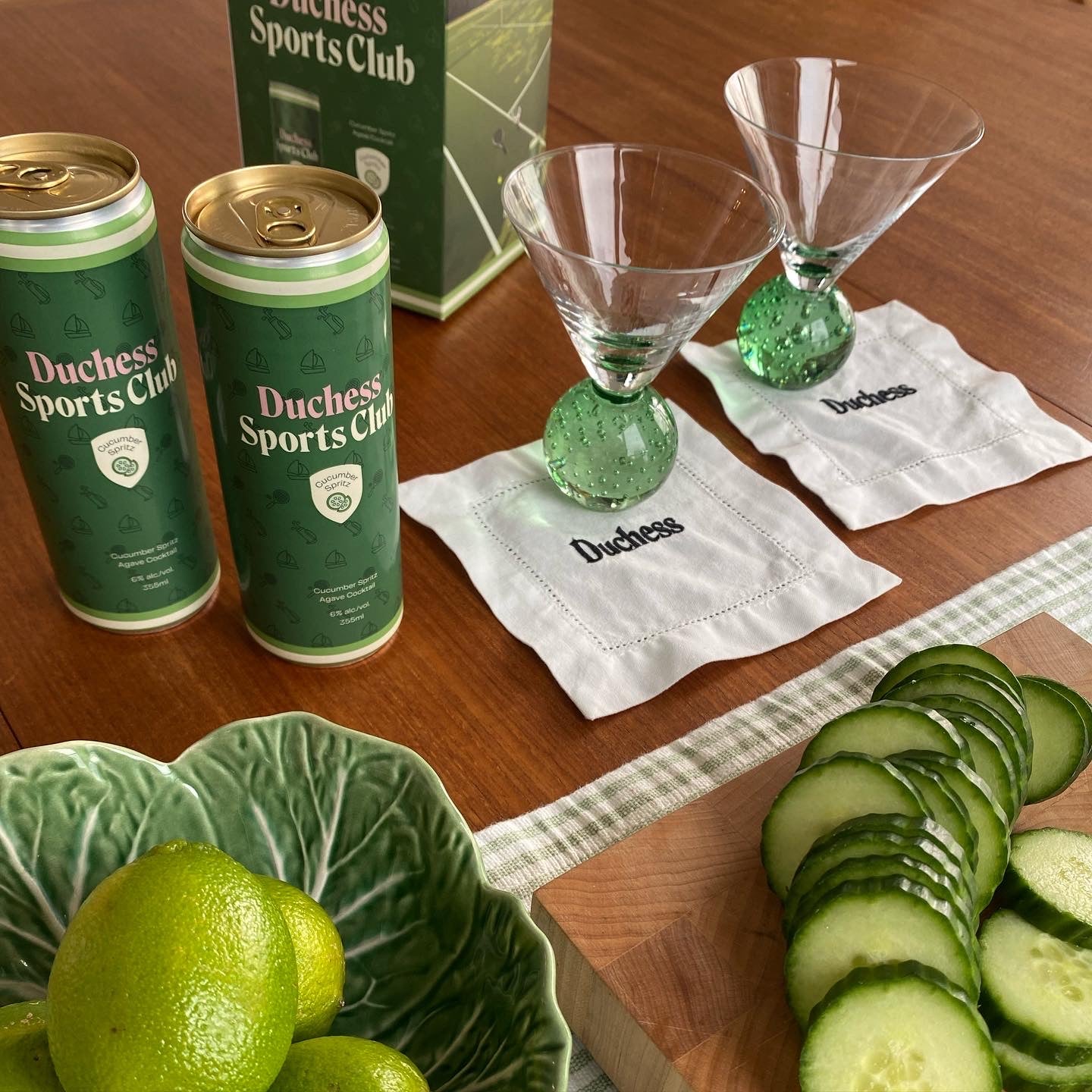 Duchess Sports Club Cucumber Agave Spritz